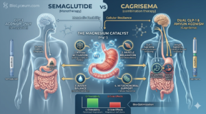 Read more about the article CagriSema vs Semaglutide: Why Magnesium Levels Determine Your GLP-1 GI Tolerability