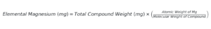 Elemental Magnesium