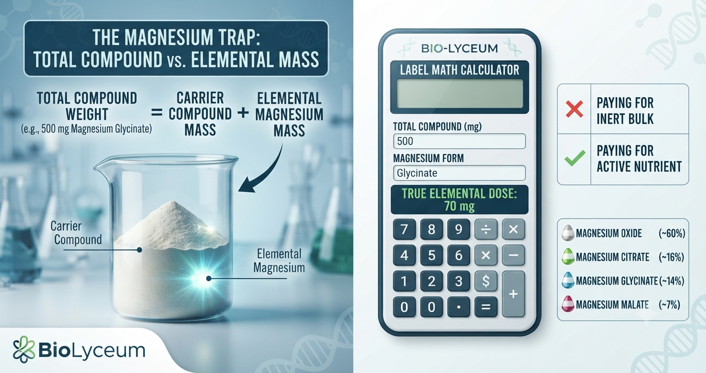 Magnesium label calculator guide